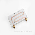 Copper tubed cold plate in refrigeration system